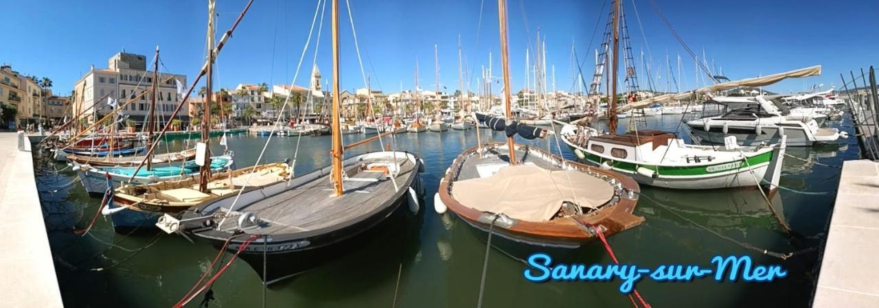 Grand T3: Luminous Central Apartment with Parking Sanary-sur-Mer Exterior photo